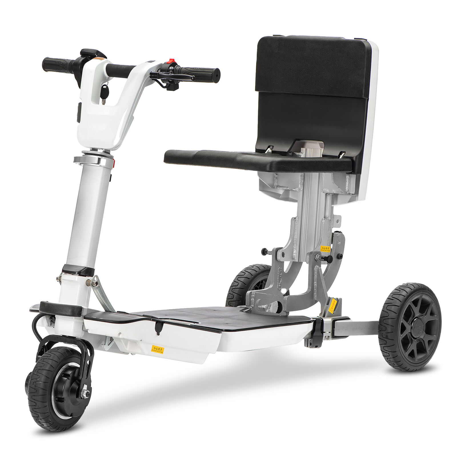 KSM-911 Lightweight Manual Foldable Mobility Scooter with 300W Brushless Power Motor Compact Fold Up Electri Scooters for Sale