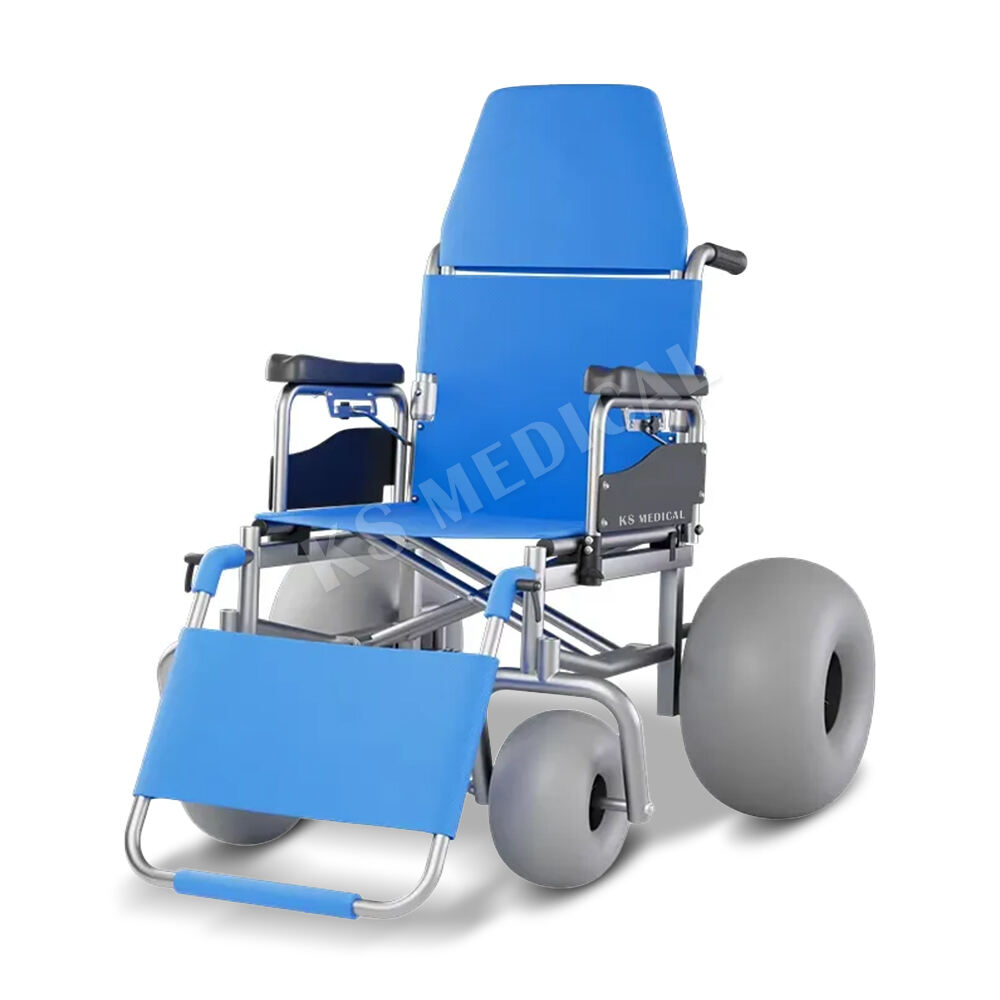 KSM-SW1 Wholesale Floating Lightweight Beach Wheelchair Factory Direct with Affordable Prices for Elderly Use