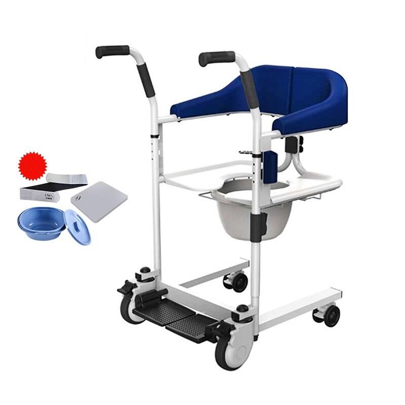 KSM-206 Karatasi Asili ya Kupitia Msichana wa Kitandani-Chair ya Kuondoa-Chair ya Commode Wheel Manual ya Kupitia Msichana
