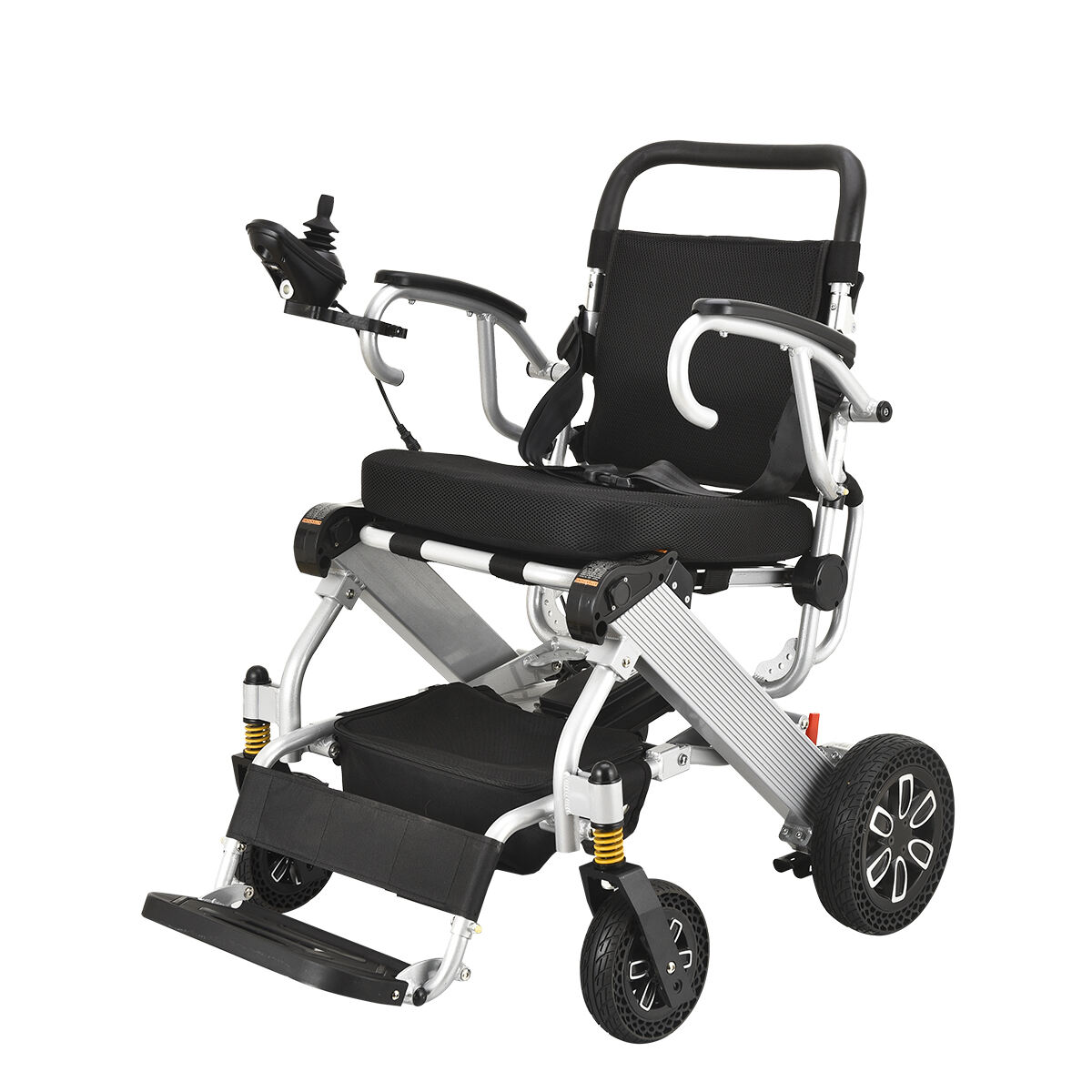 KSM-608 Güçlü Tekerlekli Sandalye Otomatik Katlanabilir Hafif Ağırlıklı Elektrikli Tekerlekli Sandalyeler Uçağa Binebilir