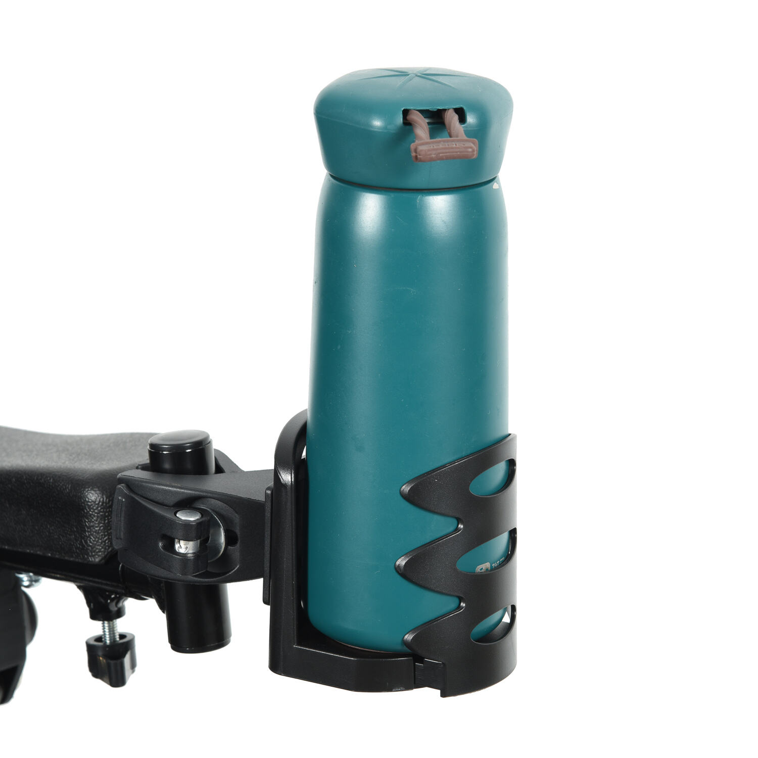 KSM-CH02 Universele rolstoel bekergordel Aanpasbare drinkhouder voor kinderwagen, rolstoel, looprek, brommer
