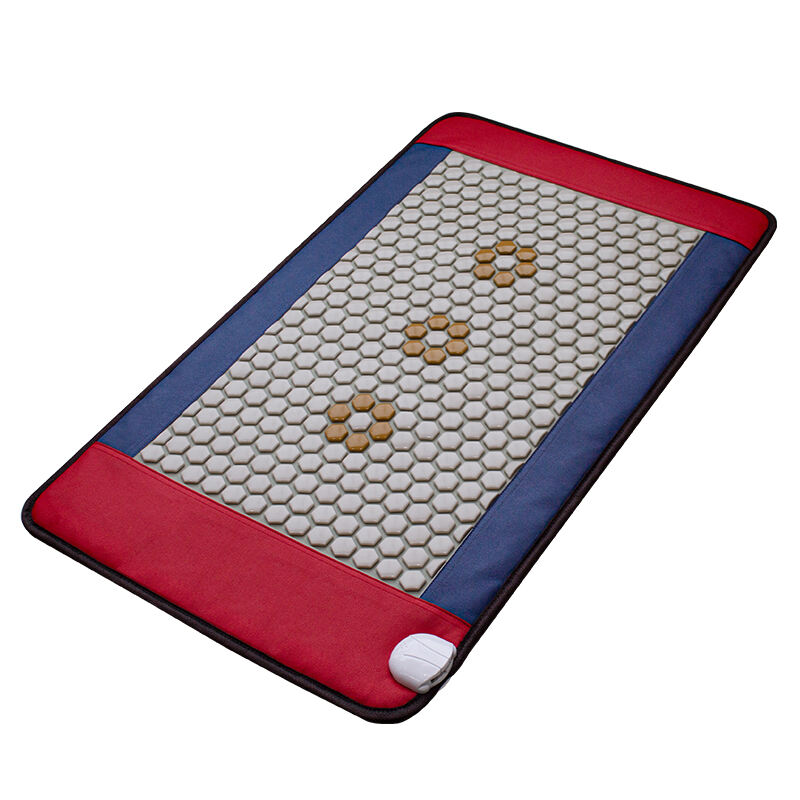 Full Body Massager PEMF Infrared Mat Thermal Therapy Heating Tourmaline Stone Mattress