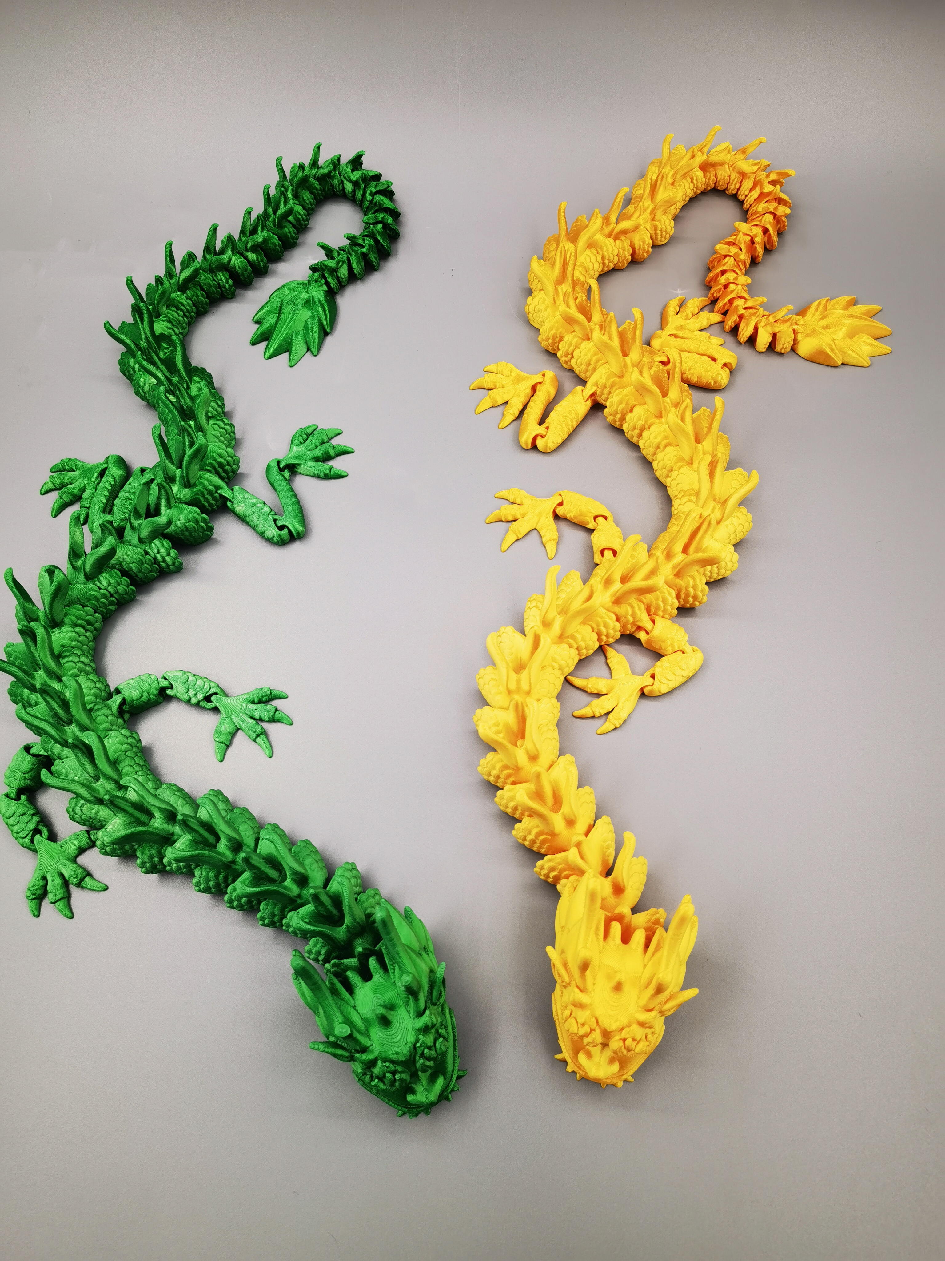 product high quality articulated fidget dragon toys  3d printed chinese dragon customized service for children-15