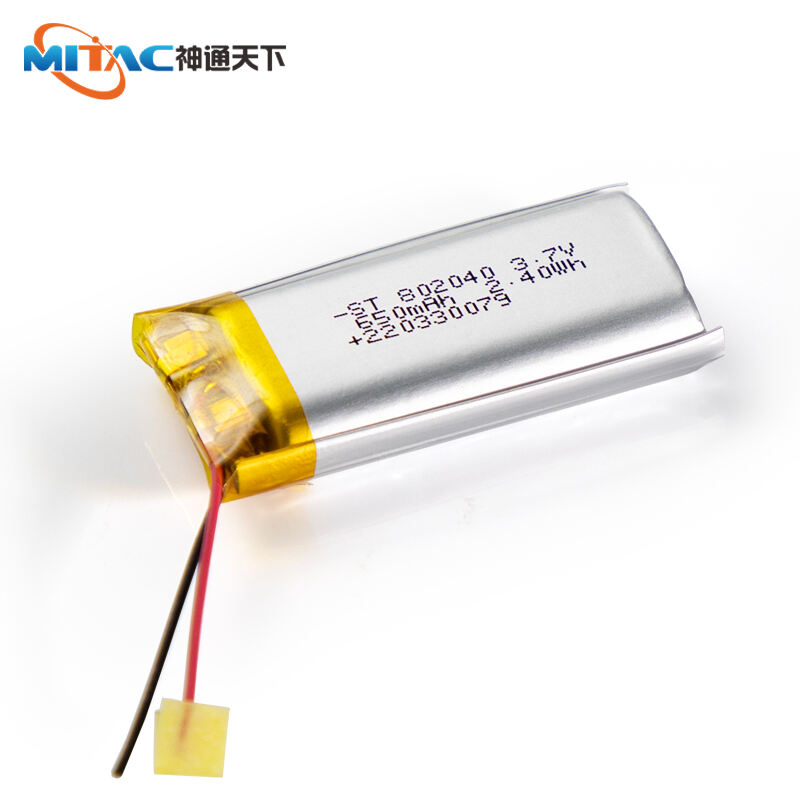 OEM Rechargeable Li ion Batteries 650mAh  3.7V ST-802040