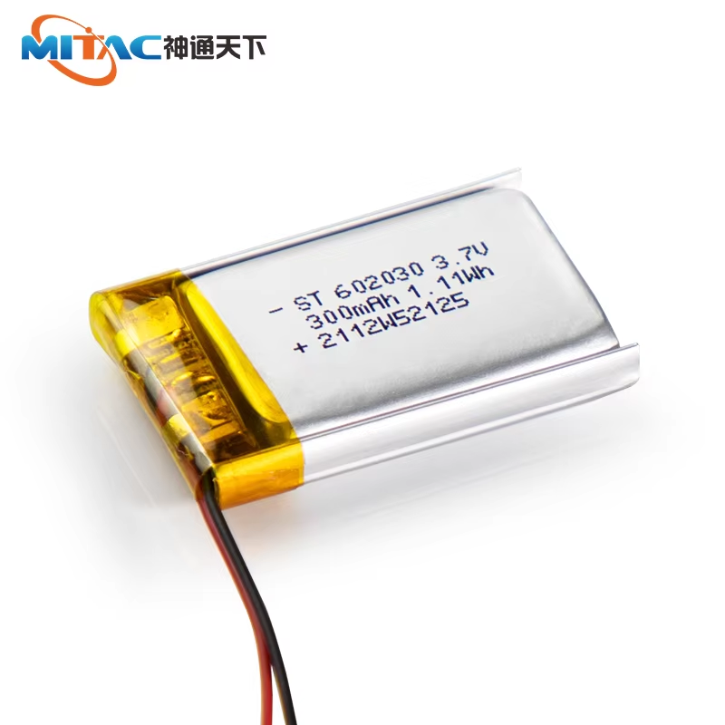 OEM Rechargeable Li ion Batteries 300mAh  3.7V ST-602030