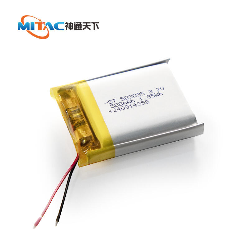 OEM Rechargeable Li ion Batteries 500mAh  3.7V ST-503035