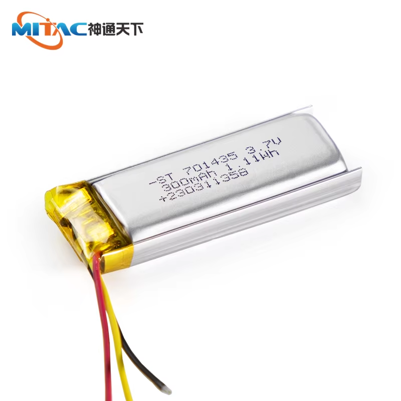 OEM Rechargeable Li ion Batteries 300mAh  3.7V ST-701435