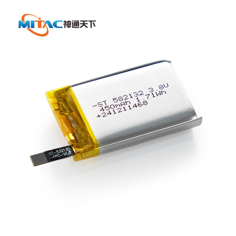 OEM Rechargeable Li ion Batteries 450mAh  3.8V ST-582132