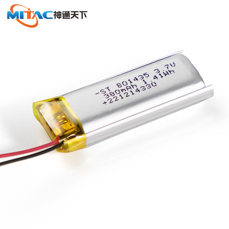 OEM Rechargeable Li ion Batteries 380mAh  3.7V ST-801435
