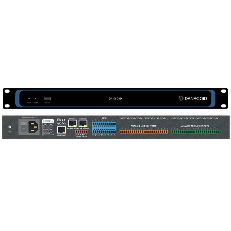 Digital Audio Processor (8 in 8 out)-DA-0808D