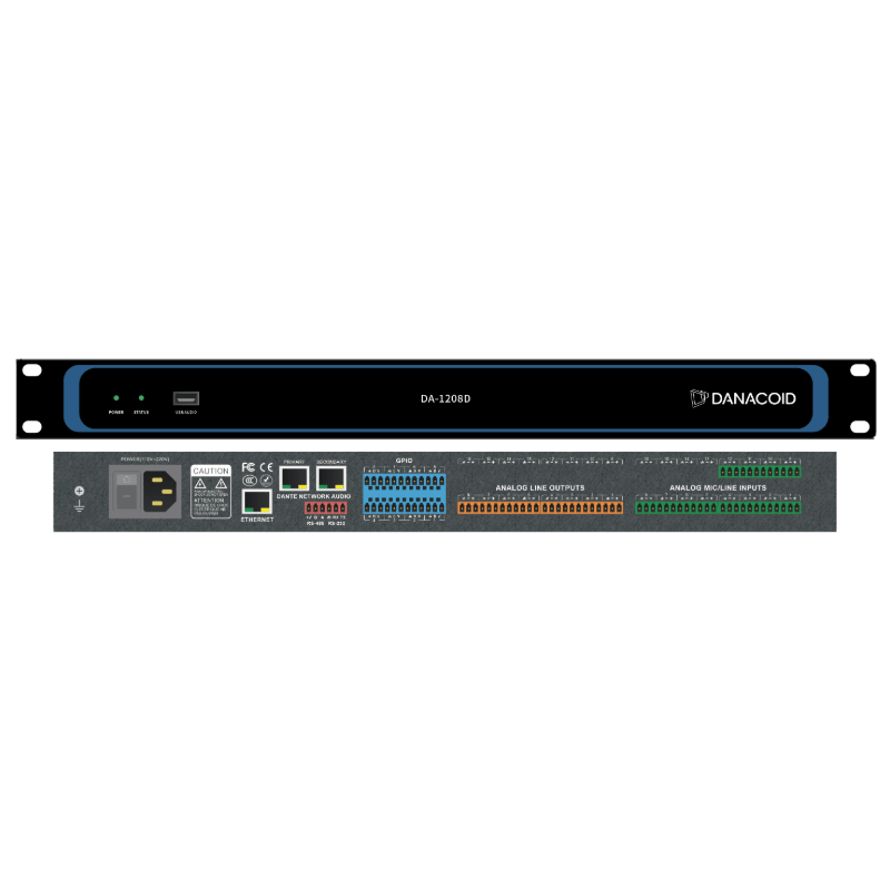 Digital Audio Processor (12 in 8 out)-DA-1208D