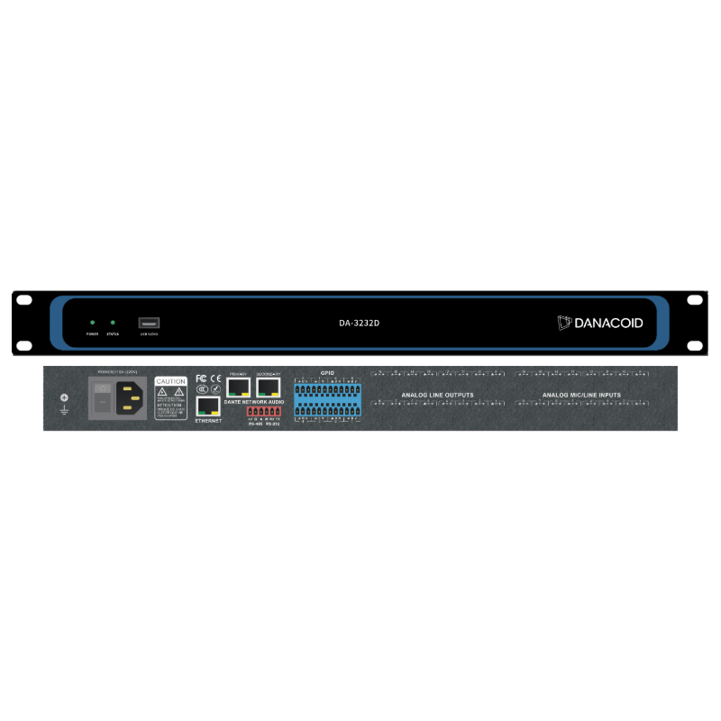 Audio Host Controller (32 channel Networked )-DA-3232D