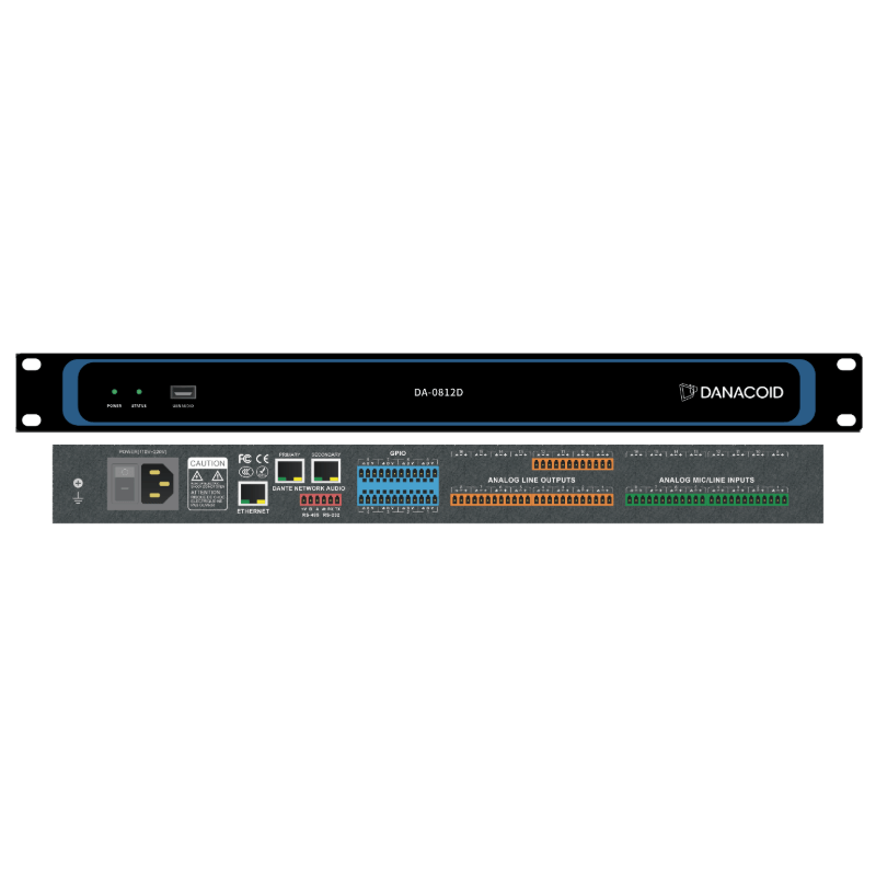 Digital Audio Processor (8 in 12 out)-DA-0812D