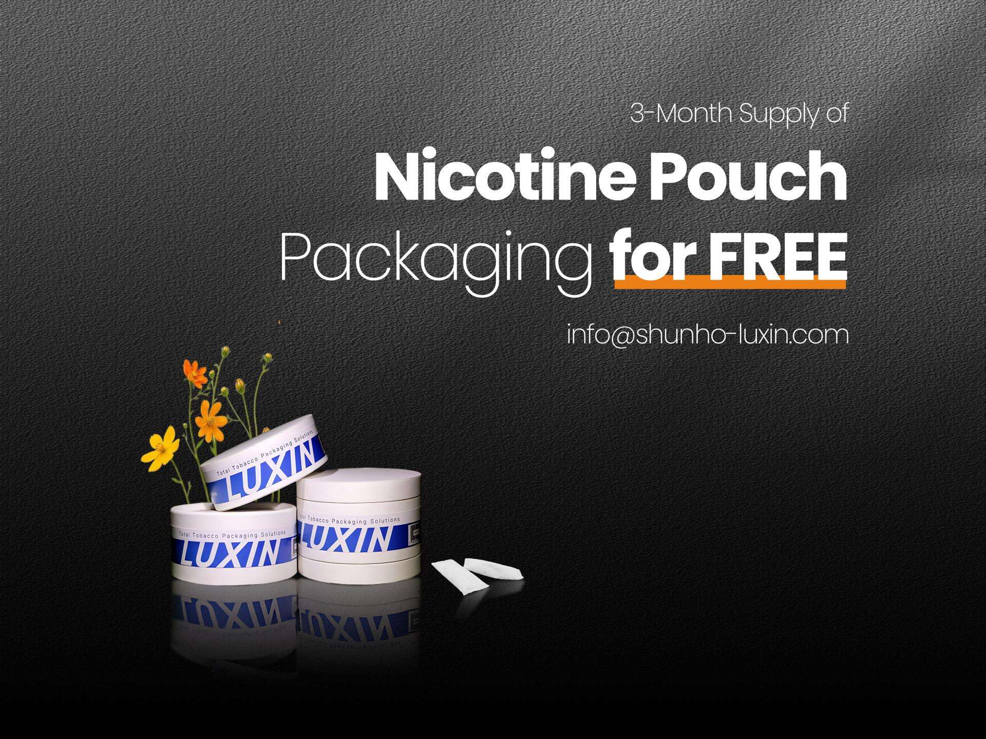 Free Nicotine Pouch Packaging for 3 Months: Shunho Luxin Announces Strategic Search for 3 Visionary Brands to Pioneer Sustainable  Packaging