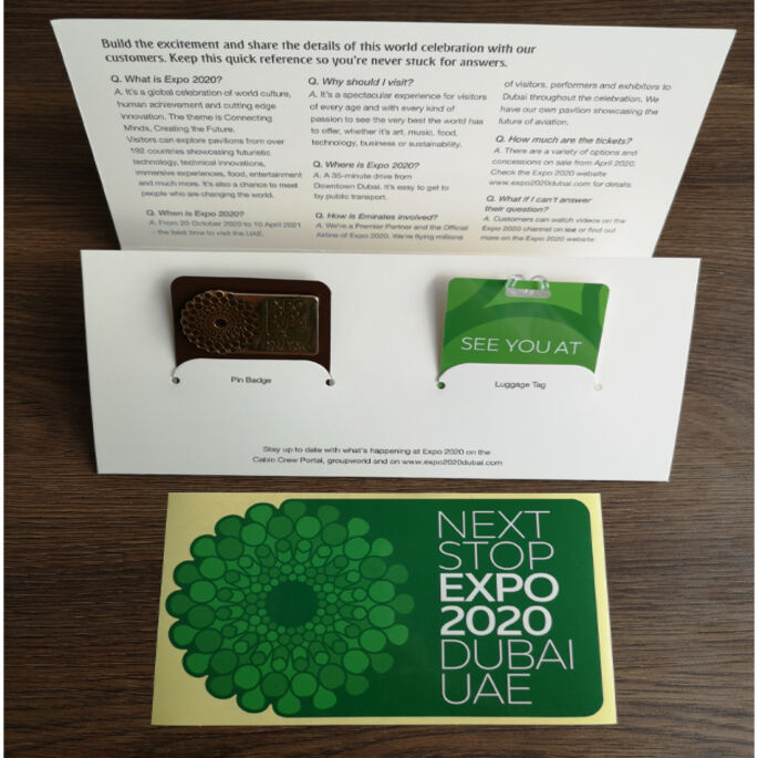 Official Merchandise Customization Project for Expo 2020 Dubai