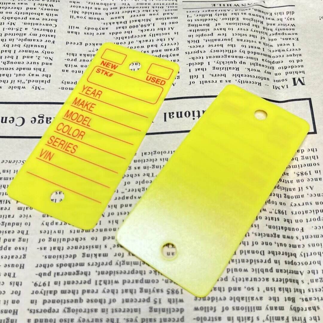 Made of plastic - waterproof, logo and color can be customized