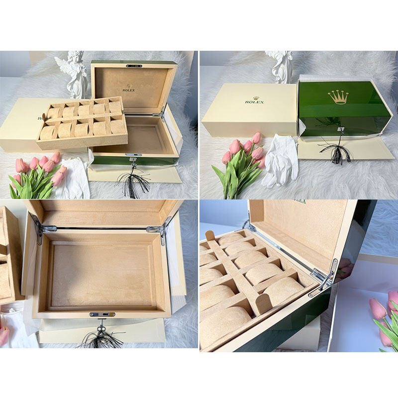 10 Slot Rolex Wooden Luxury Watch Storage Box