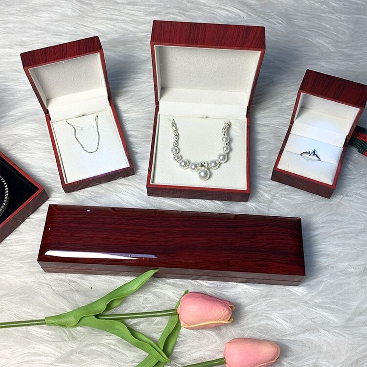 Pocket-Sized Wooden Ring Box with Velvet Lining - Travel Friendly