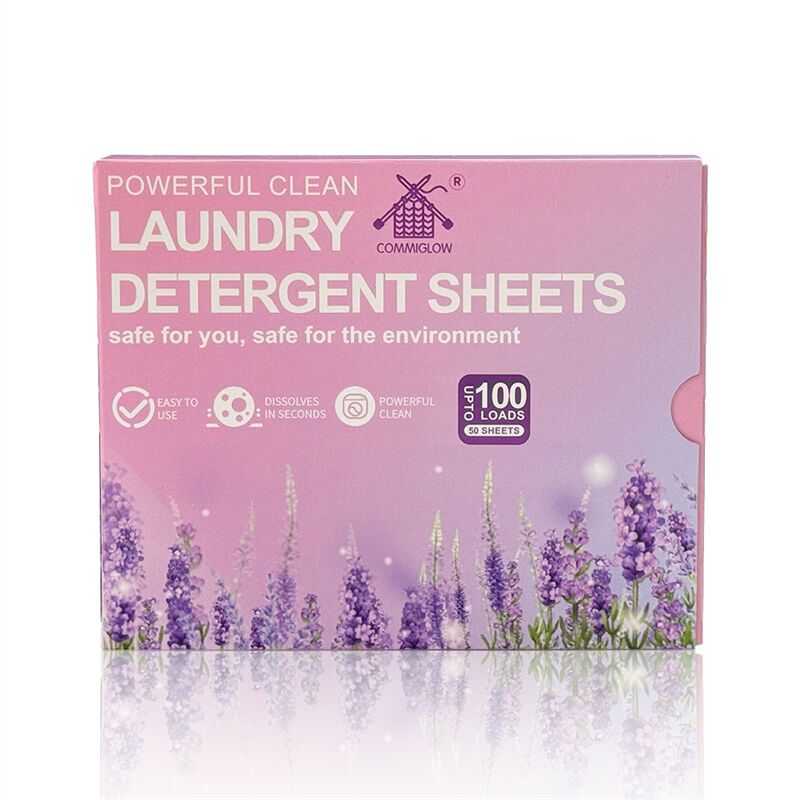 Portable Liquidless Eco-friendly Laundry Detergent Sheets