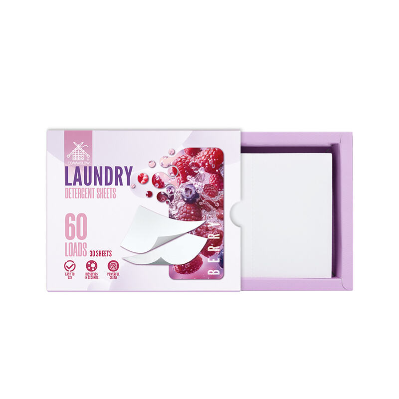 Eco Friendly Plastic Free Laundry Detergent Sheets