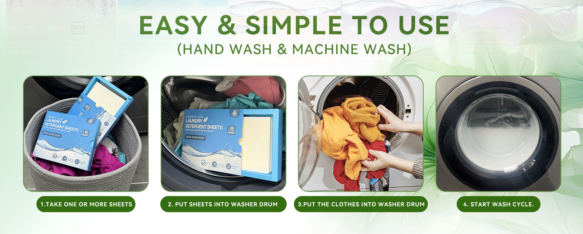 eco friendly biodegradable organic laundry detergent sheets-1