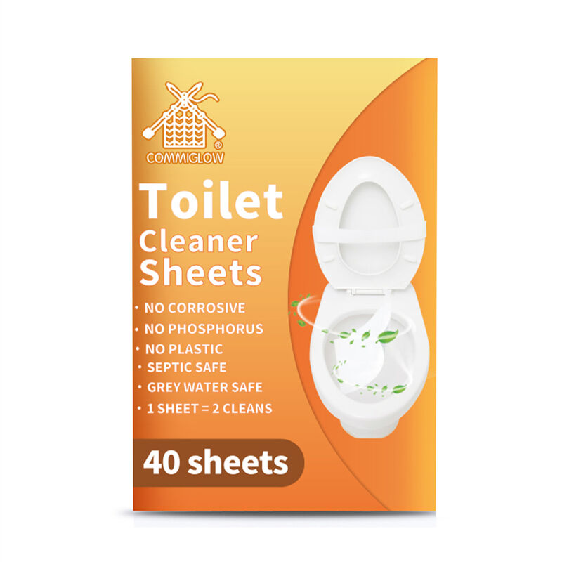 Powerful Natural Toilet Cleaning Sheets