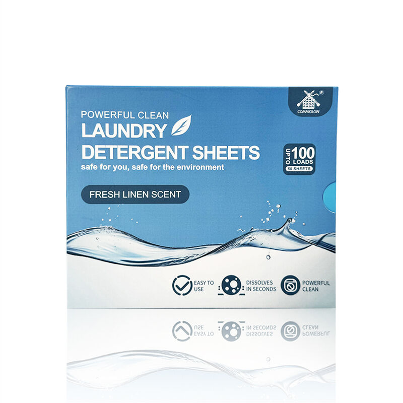 Eco-friendly Biodegradable Organic Laundry Detergent Sheets