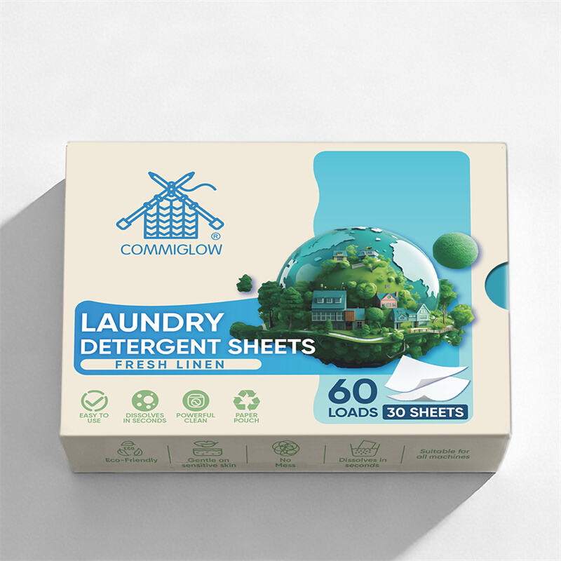 Eco Friendly Sustainable Laundry Detergent Sheets