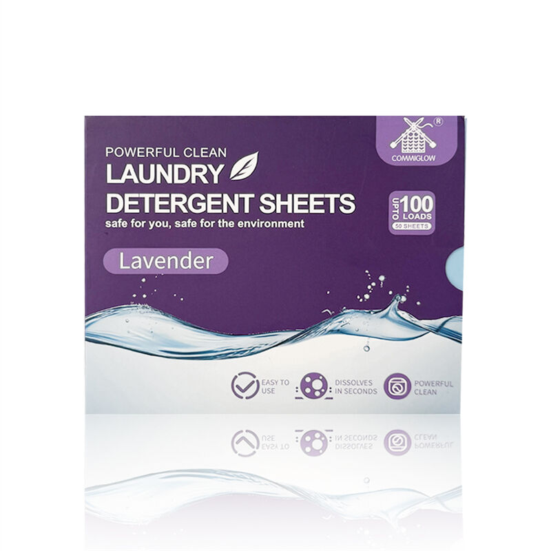 Custom Eco friendly Washing Strips Laundry Detergent Sheets