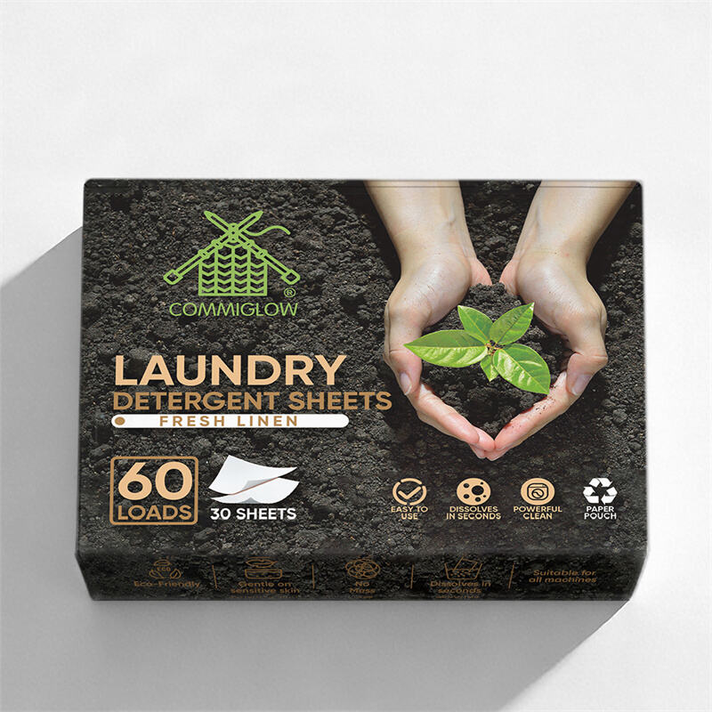 Disposable Biodegradable Laundry Detergent Sheets