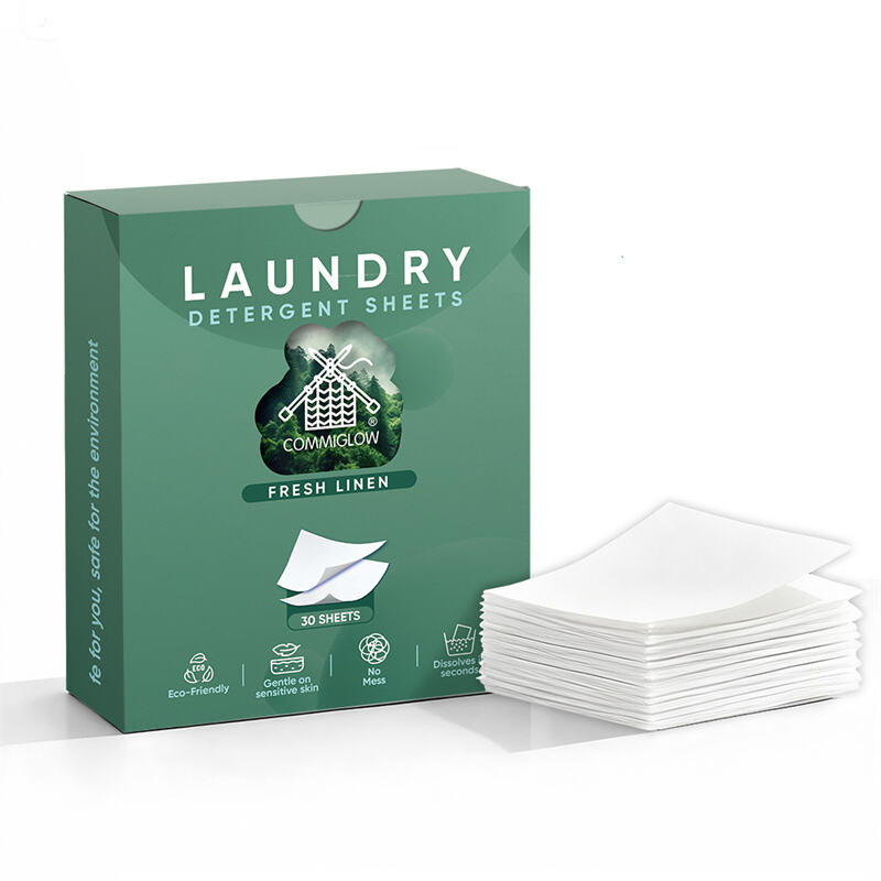 Natural Plant Based Laundry Detergent Sheets
