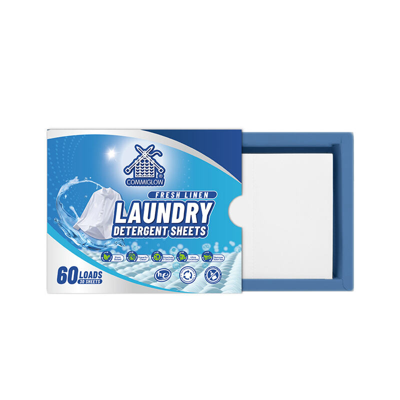 Factory Cleaning Strips Eco Friendly Laundry Detergent Sheets