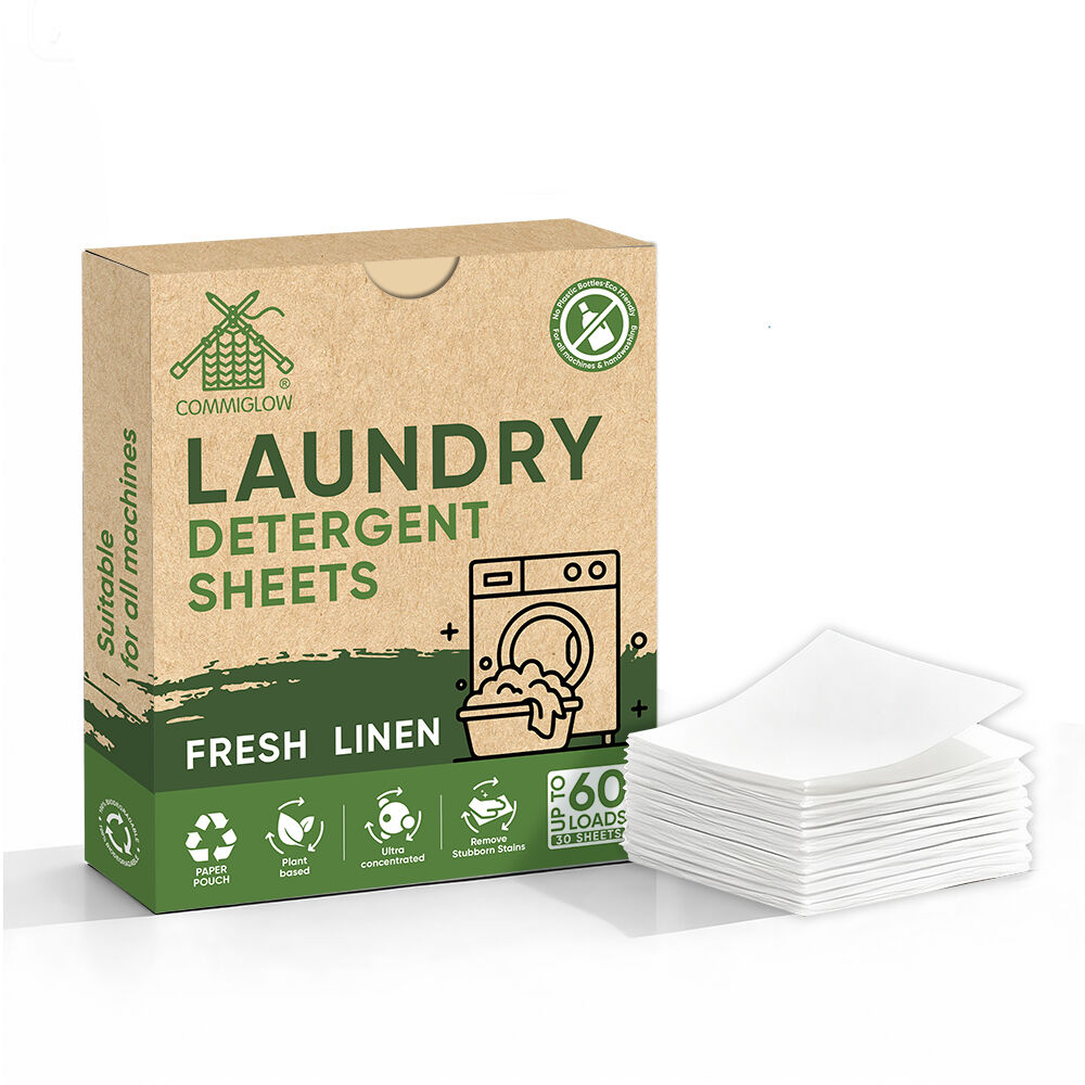 Eco Friendly Laundry Detergent Sheets 