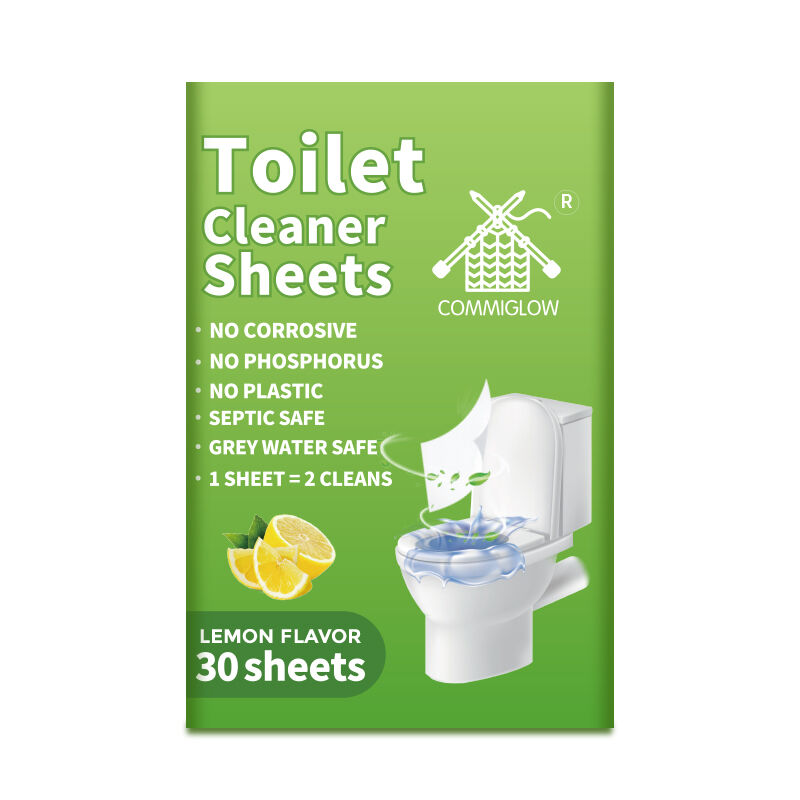 Effective Powerful Natural Toilet Cleaning Sheets