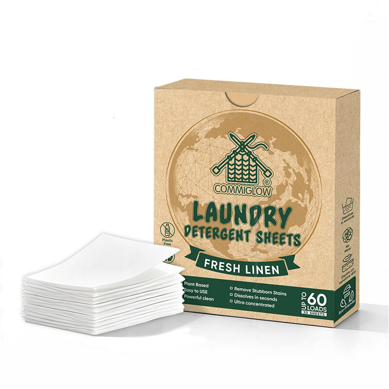 Low Price Custom Active Anzyme Laundry Detergent Sheets