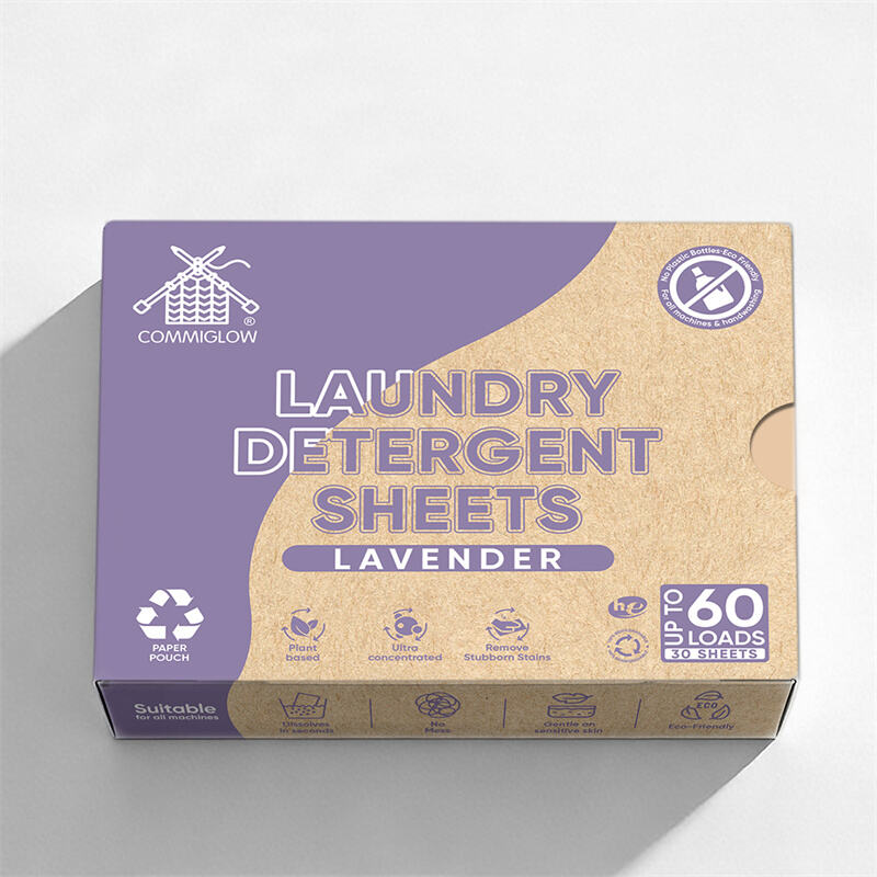 Eco Friendly Plant Based Laundry Detergent Sheets