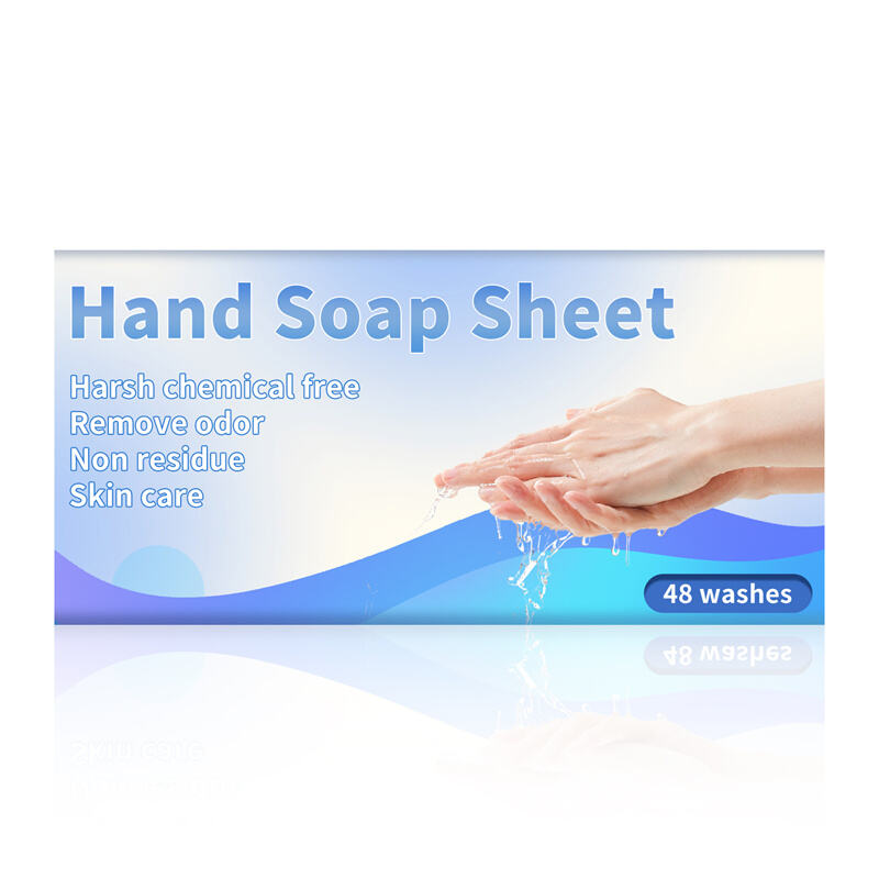 Custom Skin Friendly Portable Travel Hand Washing Soap Paper Sheet