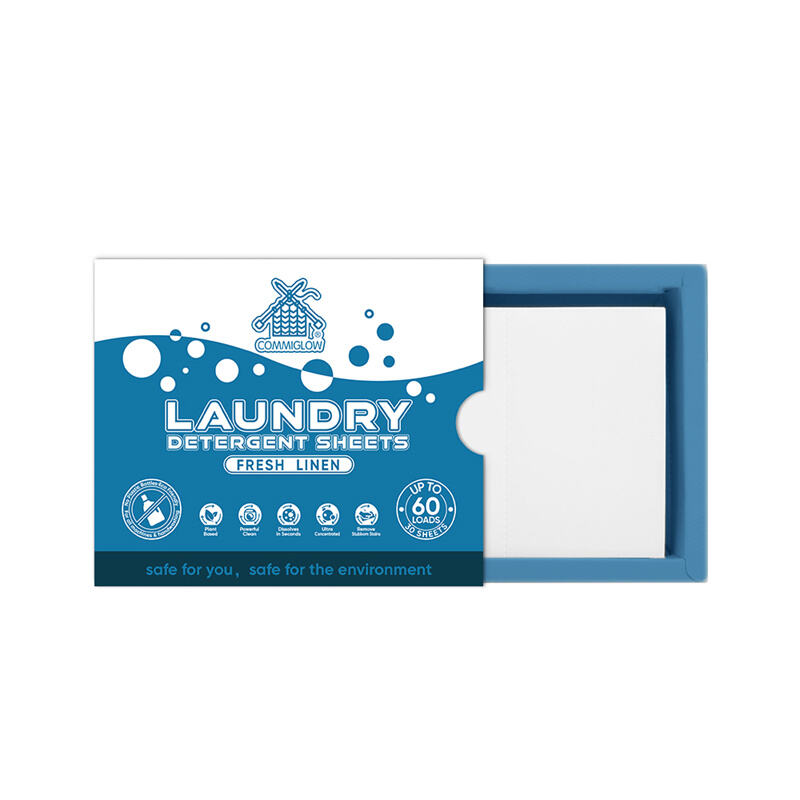 Biodegradable Eco Friendly Laundry Detergent Sheets