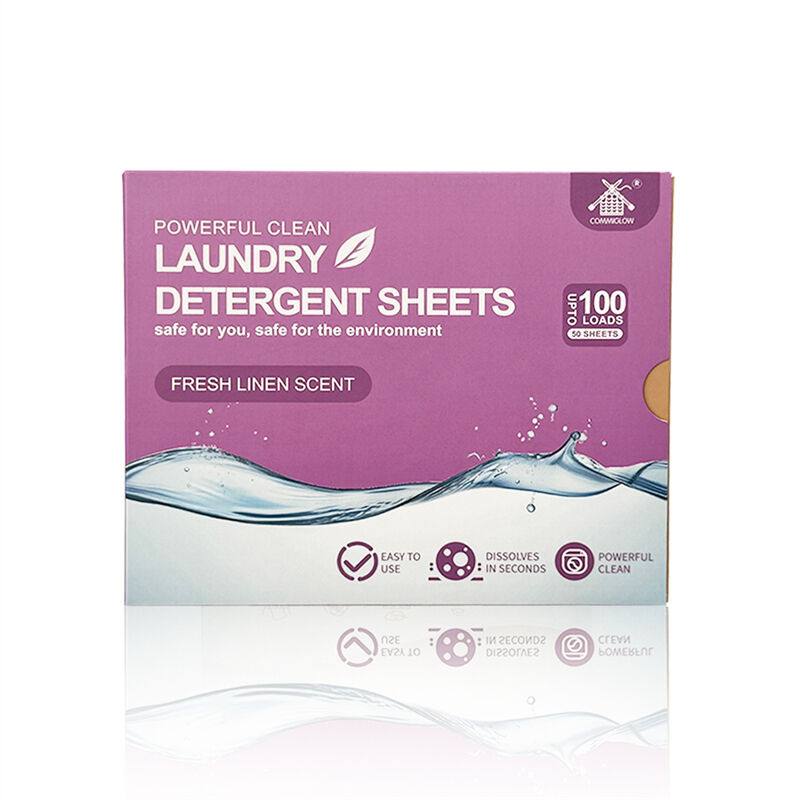 Eco Biodegredable Washing Strips Laundry Detergent Sheets