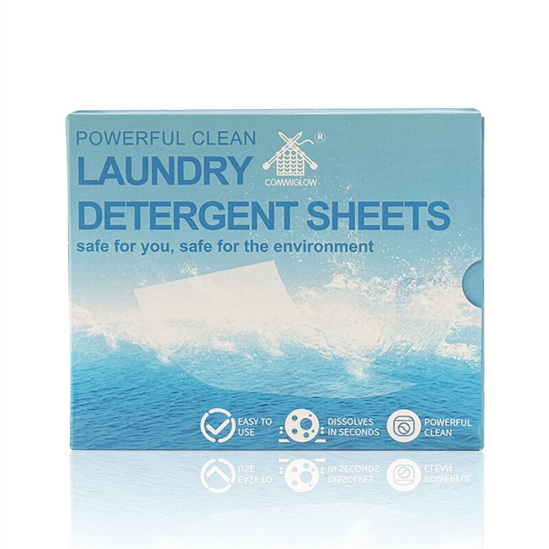 Eco Friendly Super Concentrated Laundry Detergent Sheets