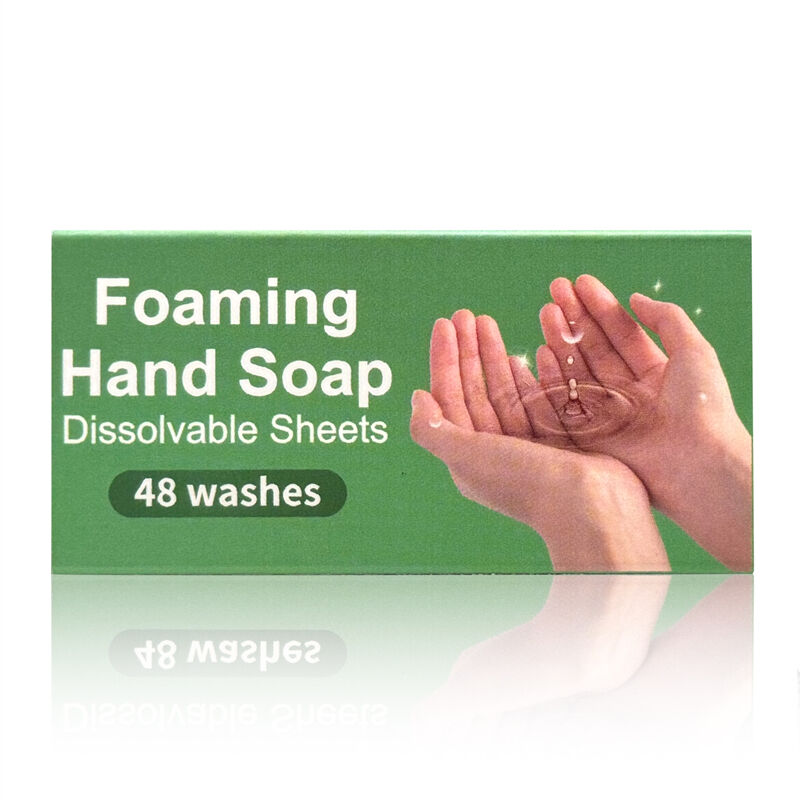 Portable Natural Scented Disposable Travel Size Hand Soap Sheet