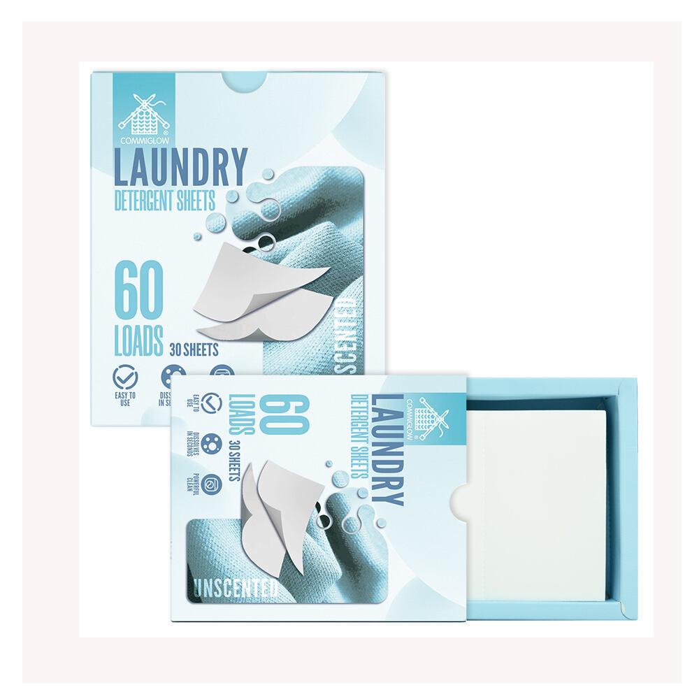 Premium Liquidless Active Enzyme Laundry Detergent Sheet