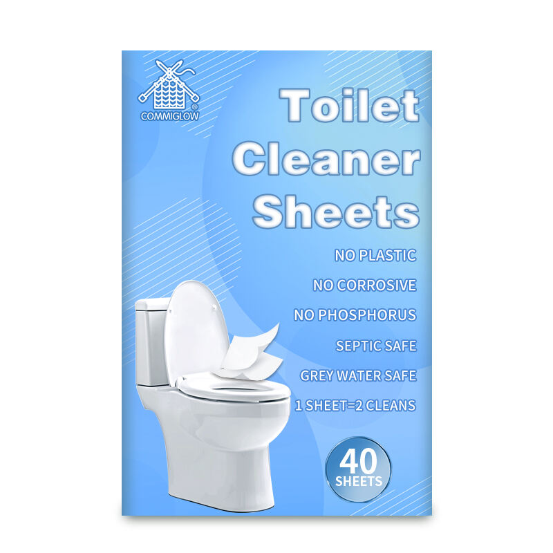 Eco-friendly Disposable Concentrated Toilet Deodorant Tablet Toilet Cleaner Sheet