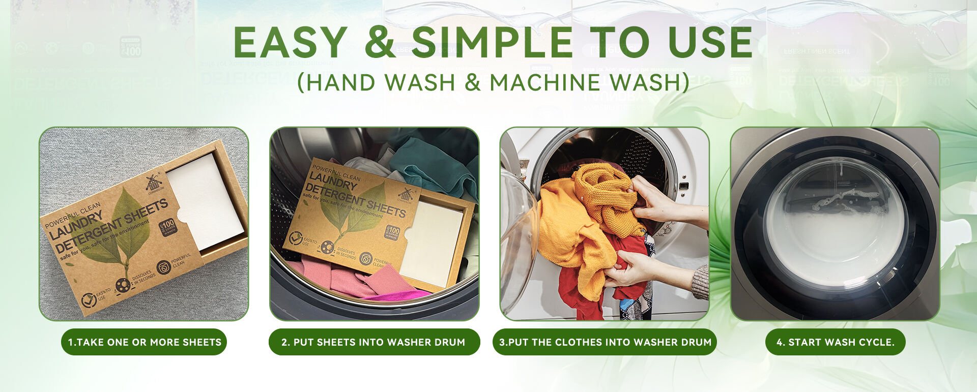 premium eco quality biodegradable laundry detergent sheet-1