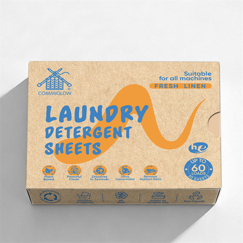 Custom Scent Plant Based Laundry Detergent Sheets