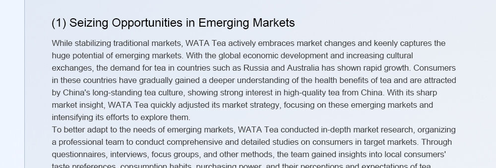 WATA Tea: A Legend of Oriental Tea Going Global​
