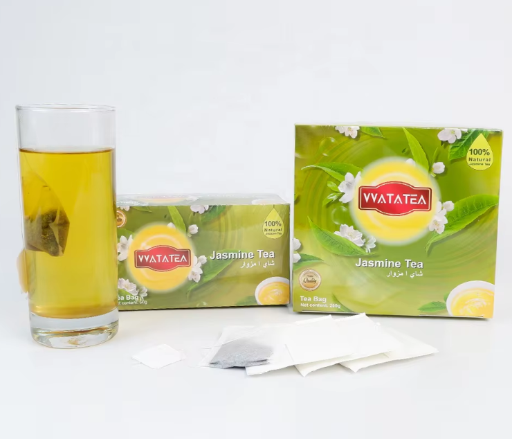 How does jasmine tea comply with food safety regulations for export?
