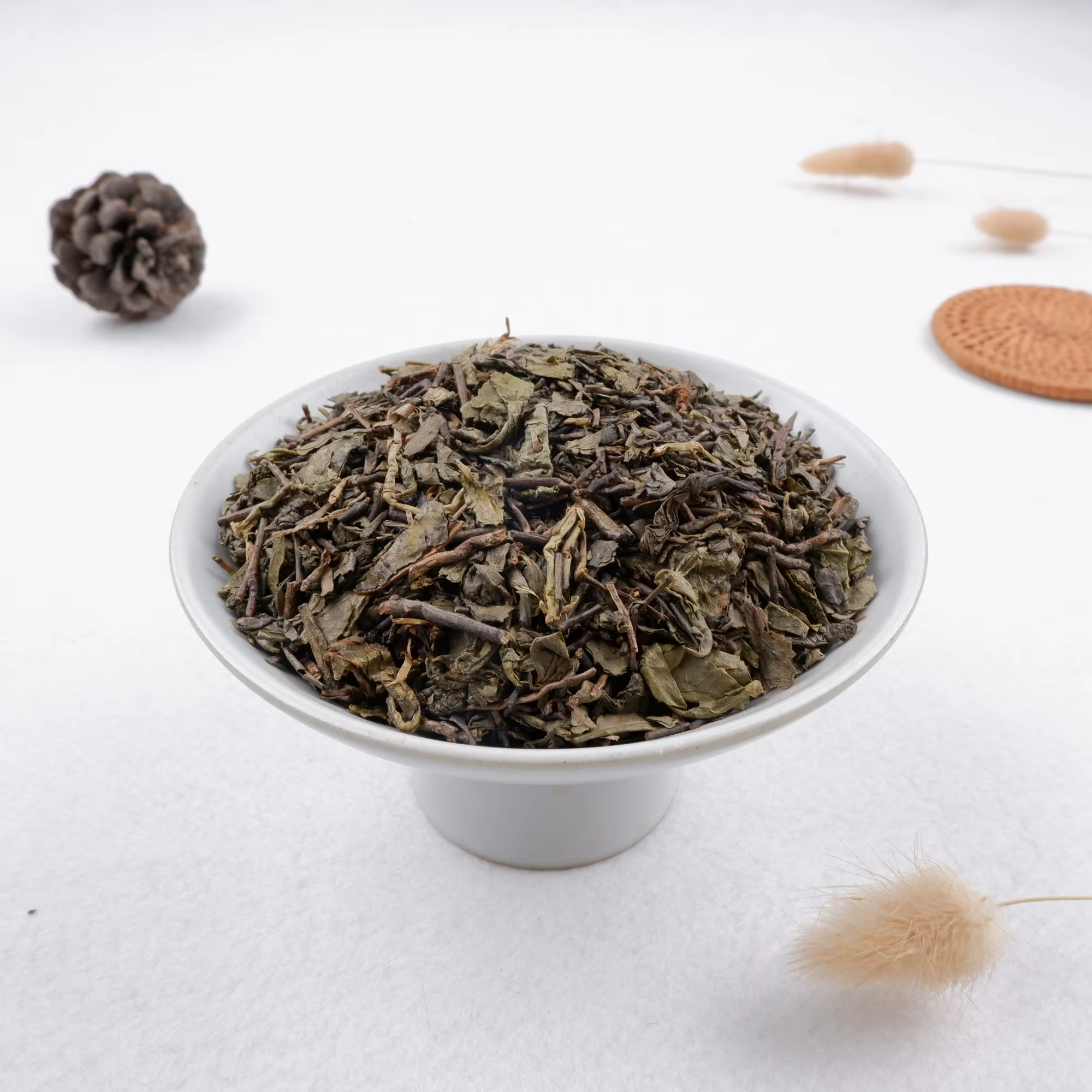 Popular Africa Mouritania Chinese Beverages Loose Green Tea Chunmee 8147 for Pure Tea Factory details