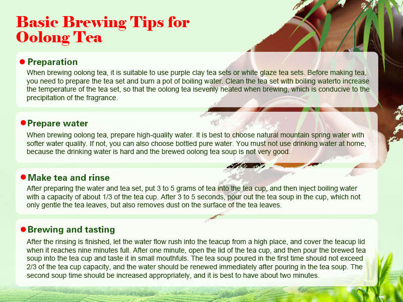 Basic Brewing Tips for Oolong Tea
