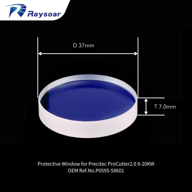 Laser Protective Window D24.4*T2.0mm D37*T7.0mm for Precitec ProCutter2.0 8/15/20KW